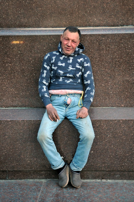 Славик — самый модный бомж Украины Славик — самый модный бомж Украины