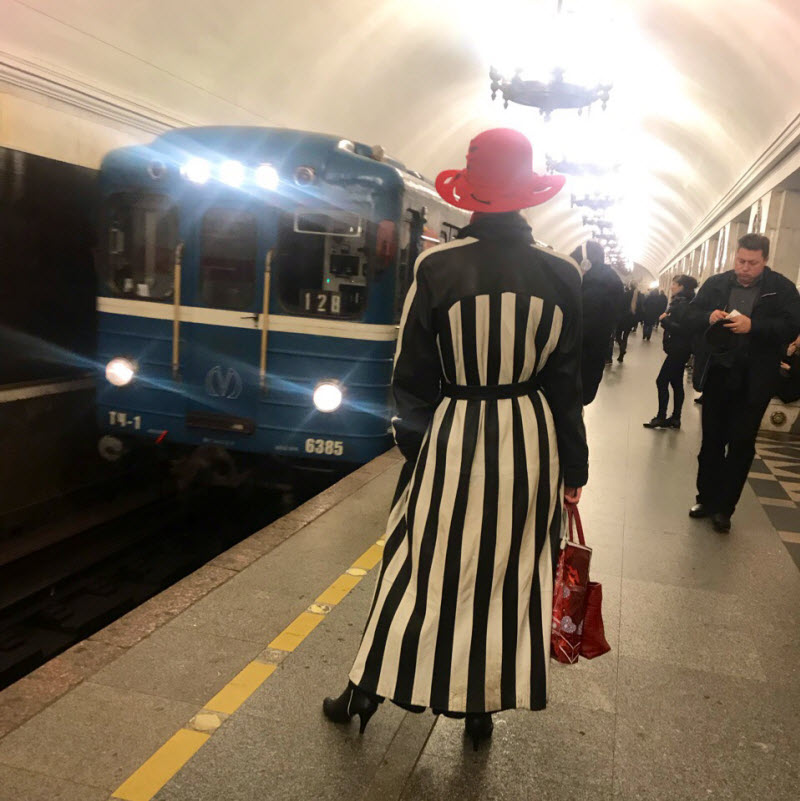 Модники из российского метрополитена