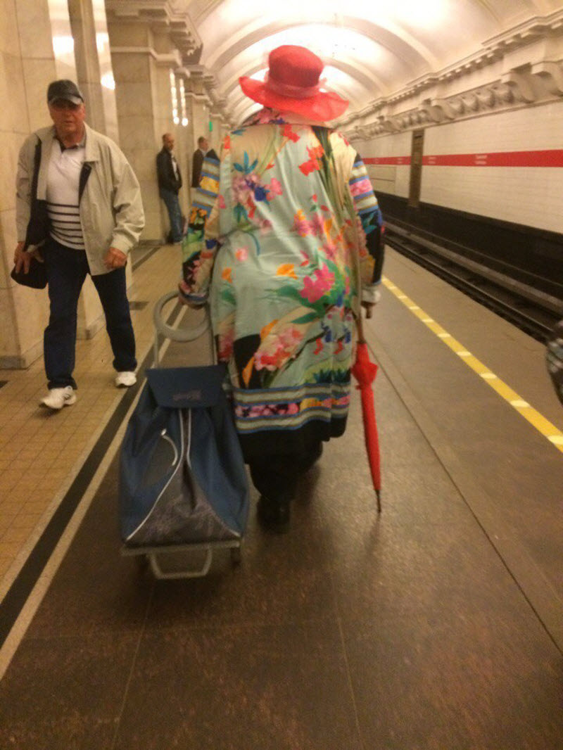 Модники из российского метрополитена