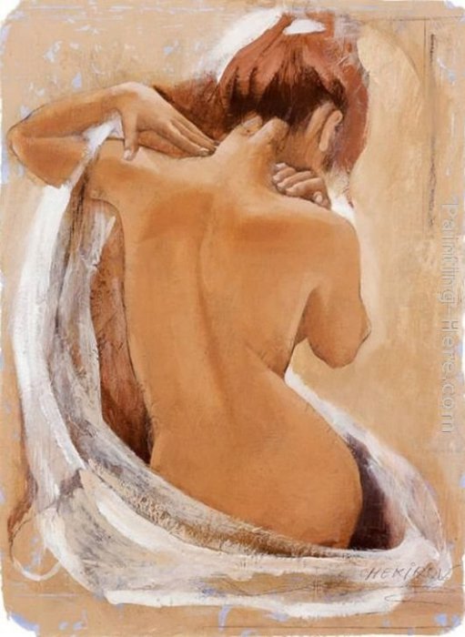 Рисует Таламбек Чекиров