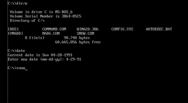 Компьютерные вирусы эпохи MS-DOS (в гифках) Компьютерные вирусы эпохи MS-DOS (в гифках)