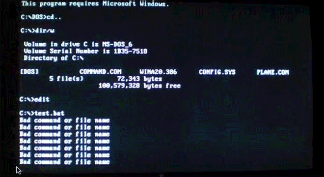 Компьютерные вирусы эпохи MS-DOS (в гифках) Компьютерные вирусы эпохи MS-DOS (в гифках)