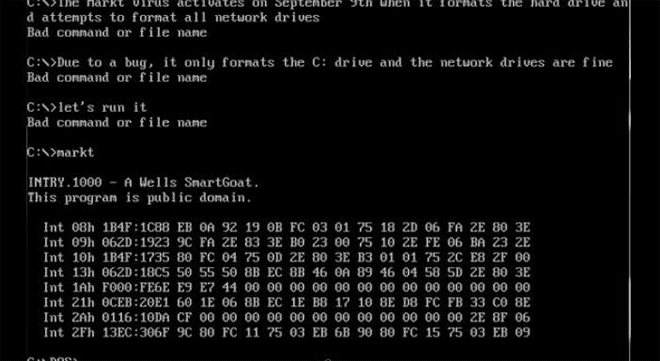 Компьютерные вирусы эпохи MS-DOS (в гифках) Компьютерные вирусы эпохи MS-DOS (в гифках)