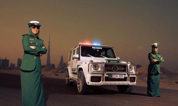 Brabus создал 700-сильный G63 AMG для полиции Дубая