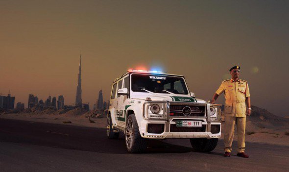 Brabus создал 700-сильный G63 AMG для полиции Дубая