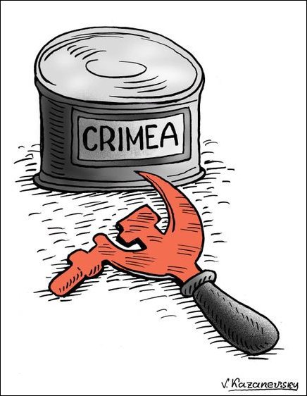 Карикатуры про Крым и не только