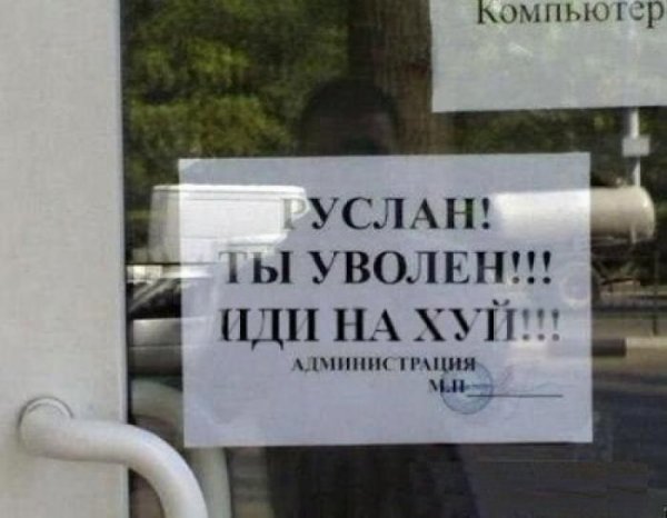 Забавные надписи и объявления (23 фото)