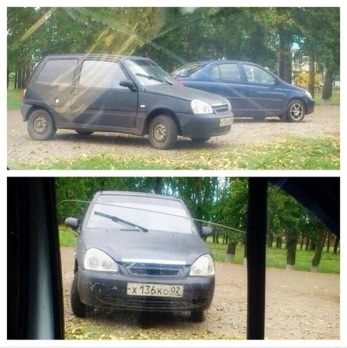 Автоприколы (33 фото)