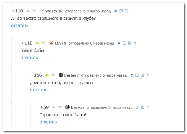 Смешные комментарии из социальных сетей