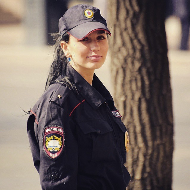 Российская полиция на фото в Instagram
