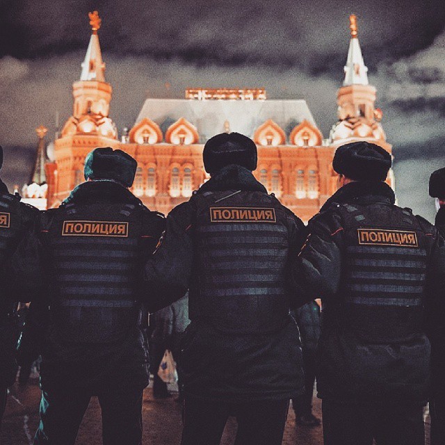 Российская полиция на фото в Instagram