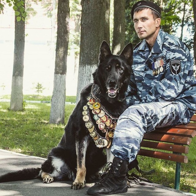 Российская полиция на фото в Instagram