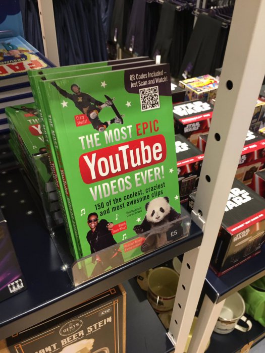 Книга с видосами из YouTube