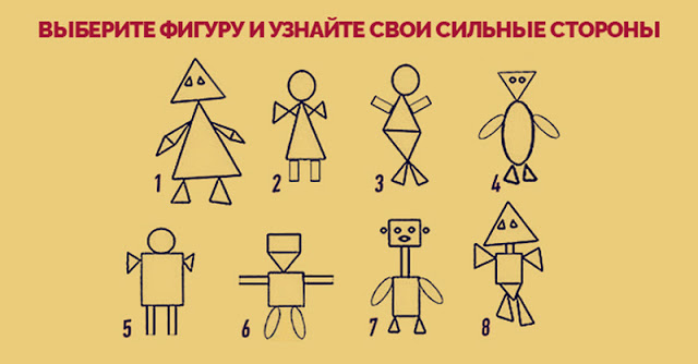 Выберите фигуру на рисунке и узнайте свои сильные стороны Выберите фигуру на рисунке и узнайте свои сильные стороны