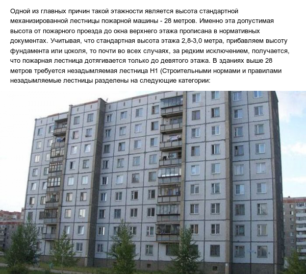 Почему именно 9 этажей