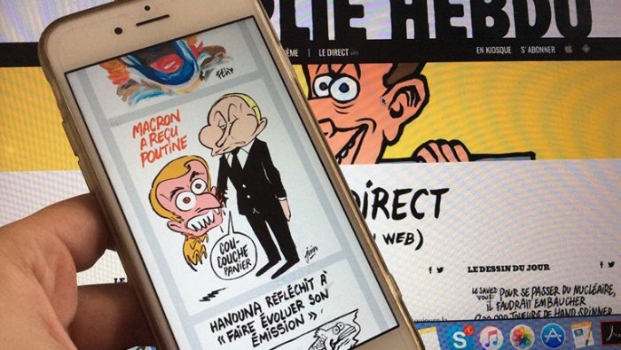 Карикатура Charlie Hebdo порадовала россиян