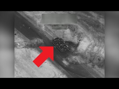 Видео удара американцев по "вагнерам" в Сирии Видео удара американцев по "вагнерам" в Сирии
