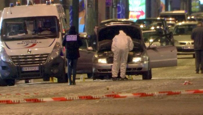 Теракт в Париже на Елисейских полях