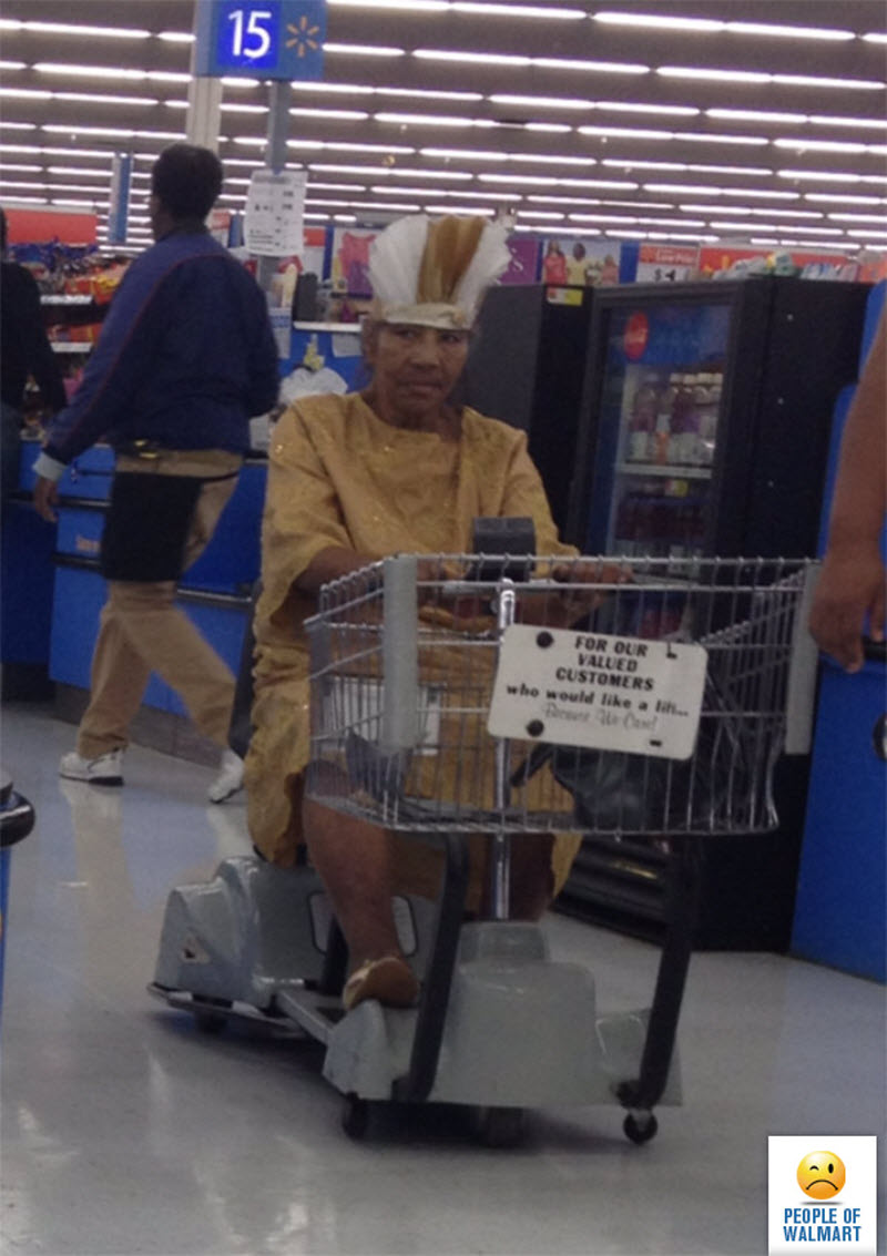 Экстравагантные покупатели Walmart