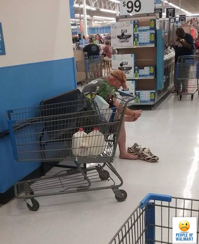 Экстравагантные покупатели Walmart