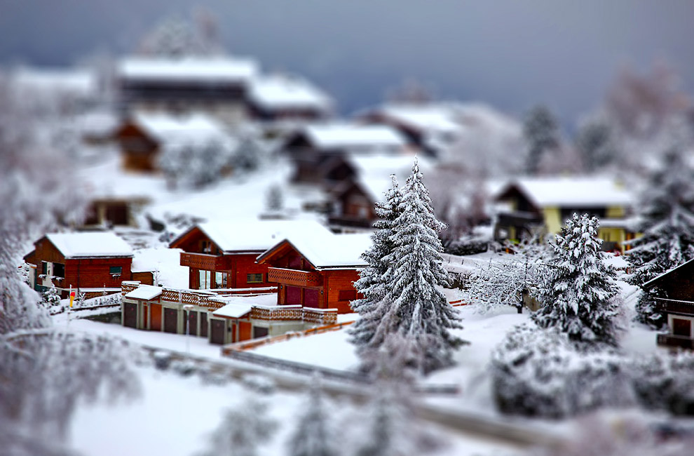 Tilt shift фотография: миниатюрный мир Tilt shift фотография: миниатюрный мир