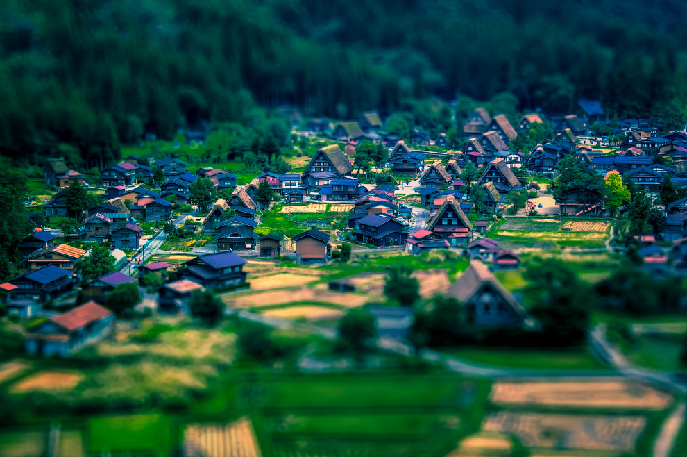 Tilt shift фотография: миниатюрный мир Tilt shift фотография: миниатюрный мир