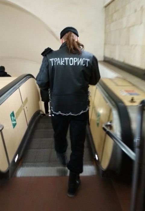 Модные пассажиры метро
