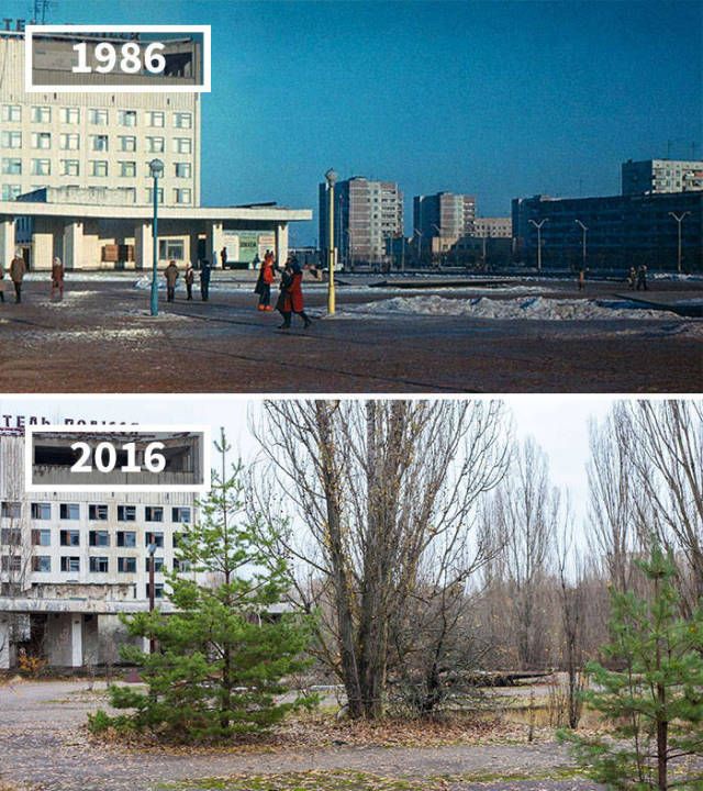 Как меняются со временем различные места Как меняются со временем различные места