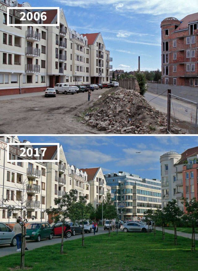 Как меняются со временем различные места Как меняются со временем различные места