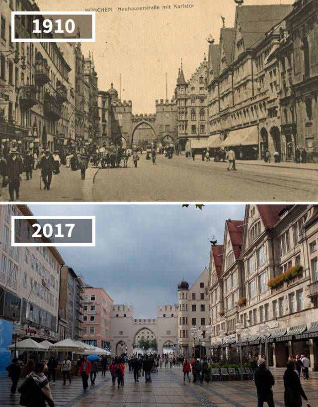 Как меняются со временем различные места Как меняются со временем различные места