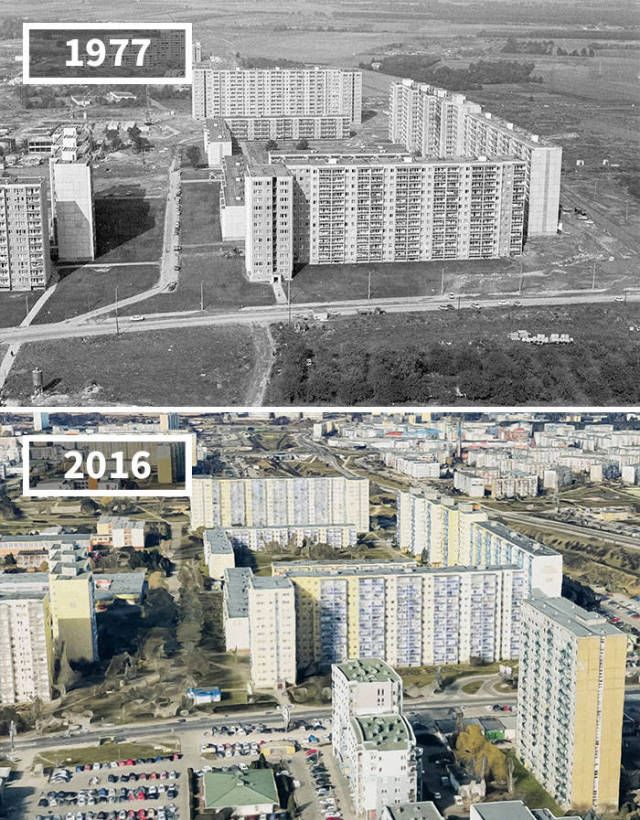 Как меняются со временем различные места Как меняются со временем различные места
