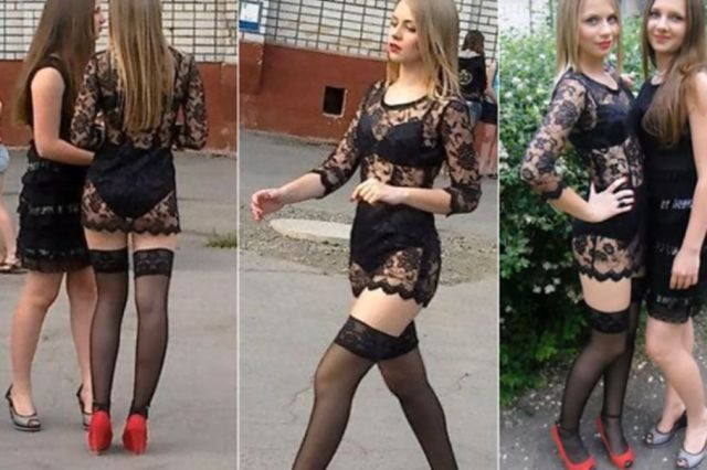Странные платья выпускниц