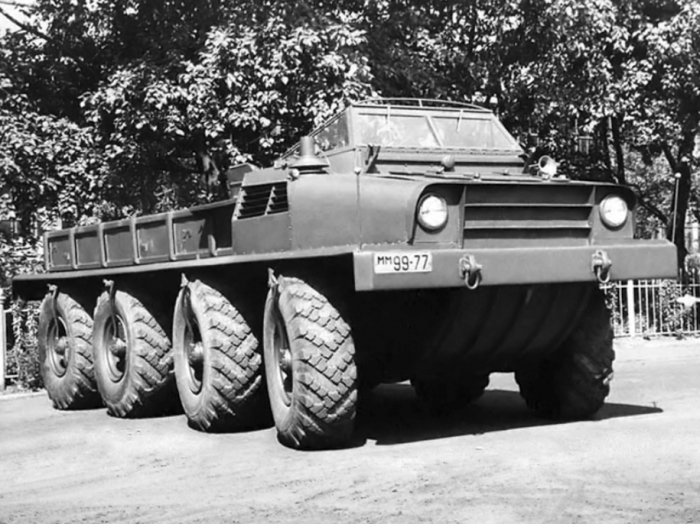Самые необычные советские многоколесные авто Самые необычные советские многоколесные авто