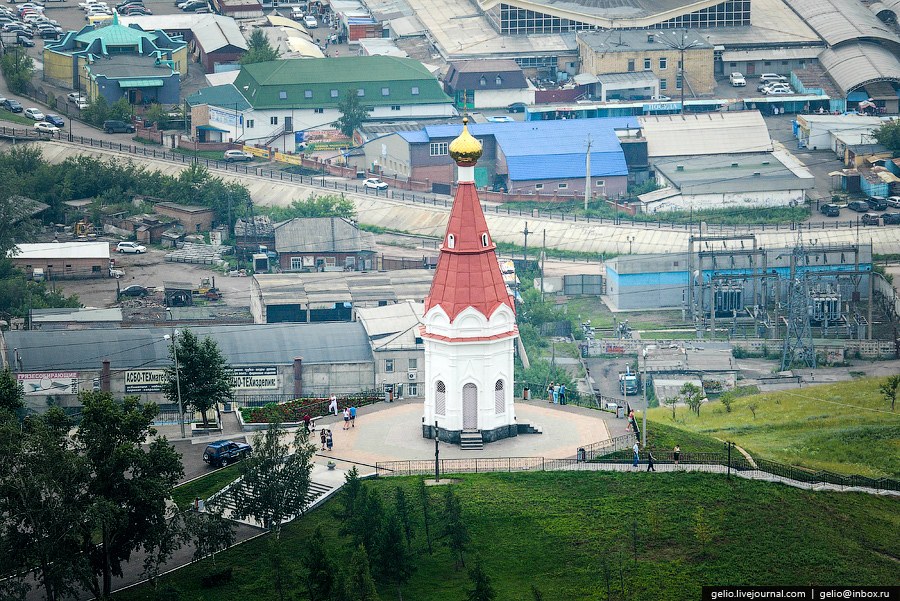 Красноярск с вертолета Красноярск с вертолета