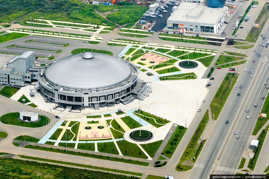 Красноярск с вертолета Красноярск с вертолета