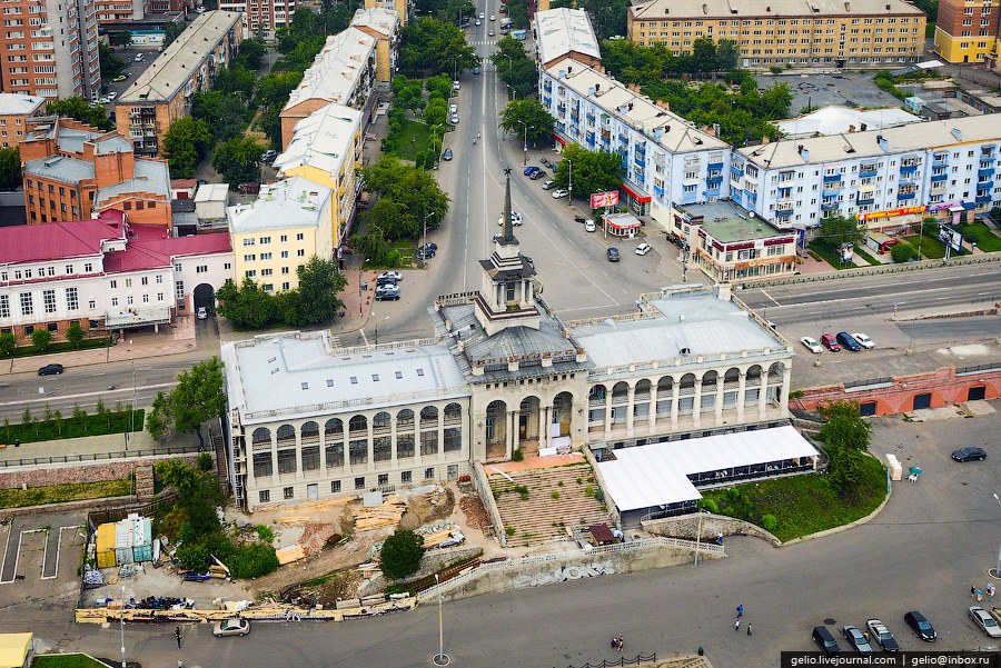 Красноярск с вертолета Красноярск с вертолета