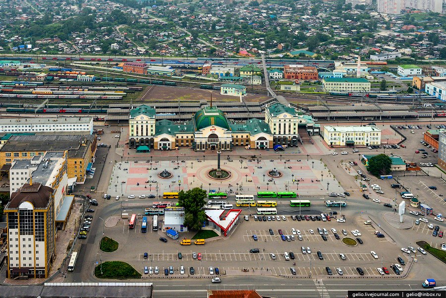 Красноярск с вертолета Красноярск с вертолета