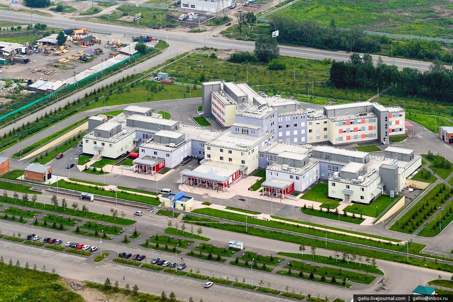 Красноярск с вертолета Красноярск с вертолета