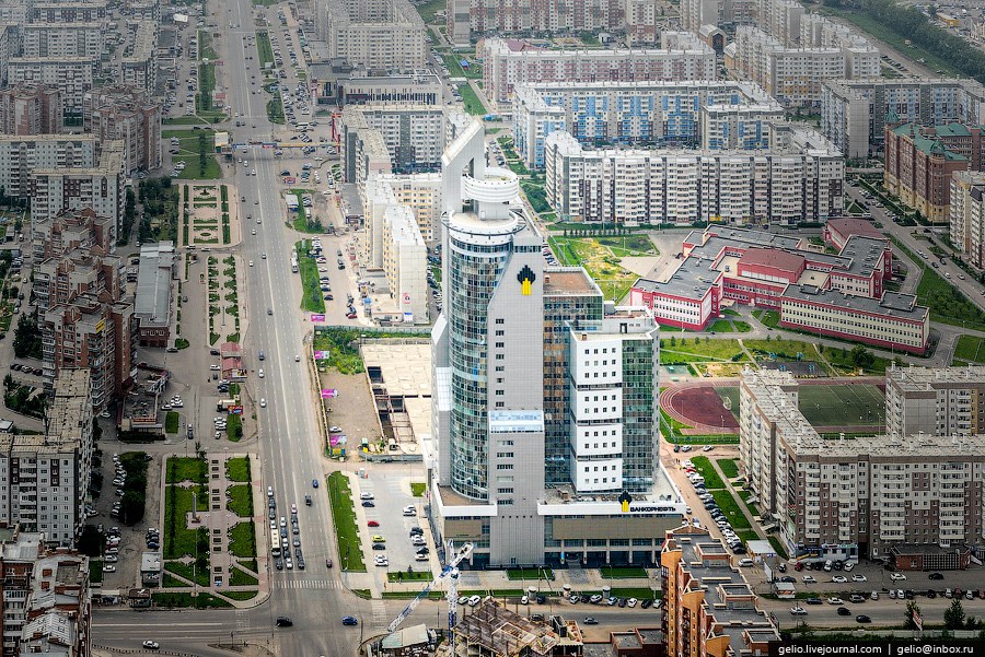 Красноярск с вертолета Красноярск с вертолета