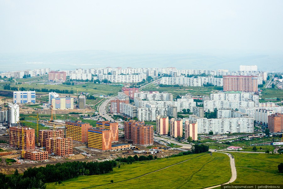 Красноярск с вертолета Красноярск с вертолета