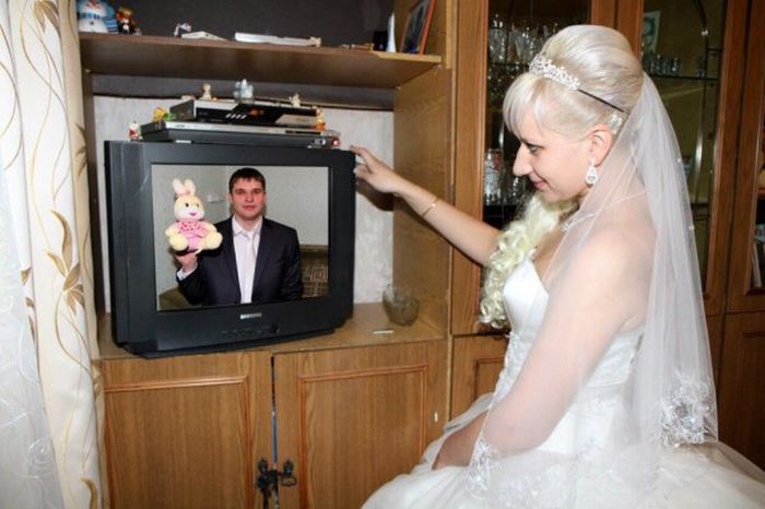 Смешные свадебные фото