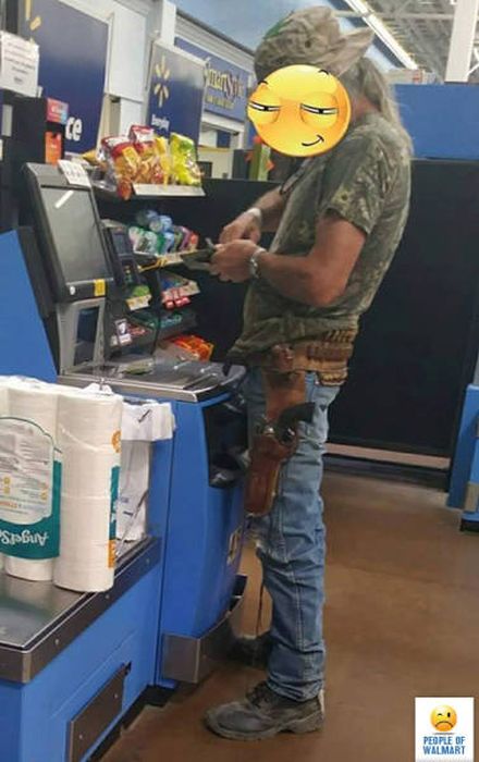 Забавные посетители супермаркетов Walmart