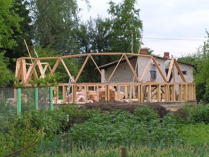 Отчет о строительстве купольного дома Отчет о строительстве купольного дома