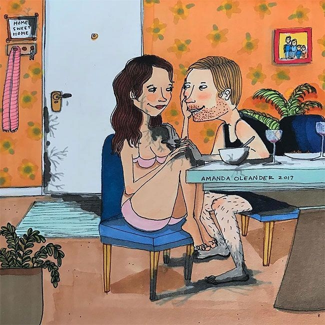Душевные рисунки, показывающие, как выглядит любовь, когда никто не видит Душевные рисунки, показывающие, как выглядит любовь, когда никто не видит