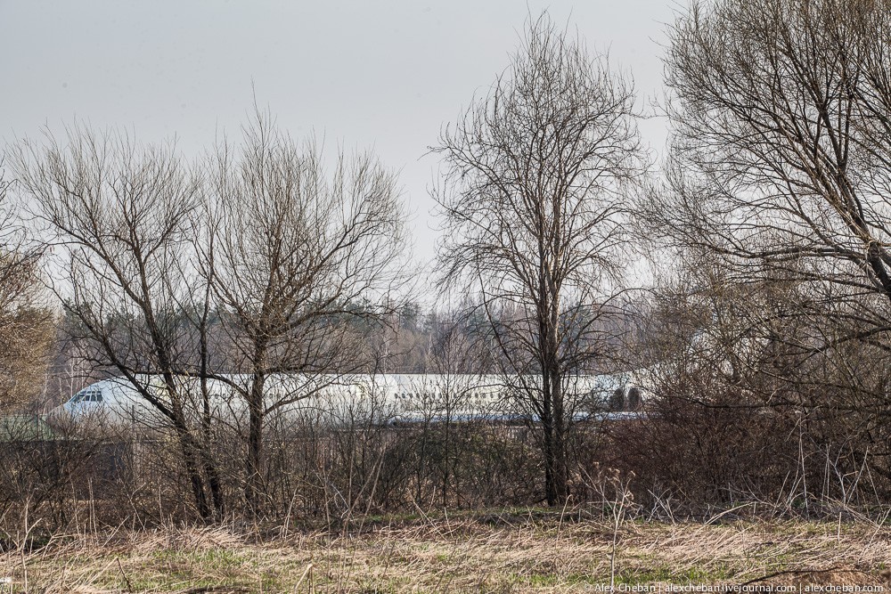 Самолет Брежнева в украинском огороде Самолет Брежнева в украинском огороде