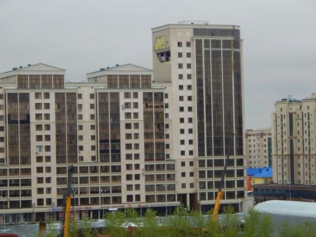 Новостройка не выстояла под натиском стихии