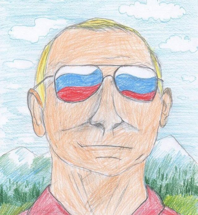Каким видят Путина российские дети