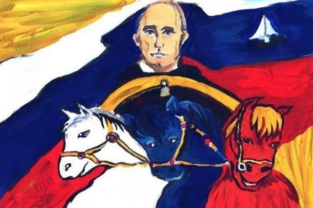Каким видят Путина российские дети