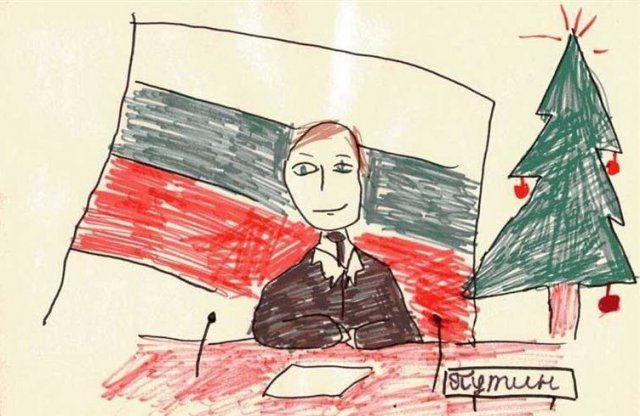 Каким видят Путина российские дети