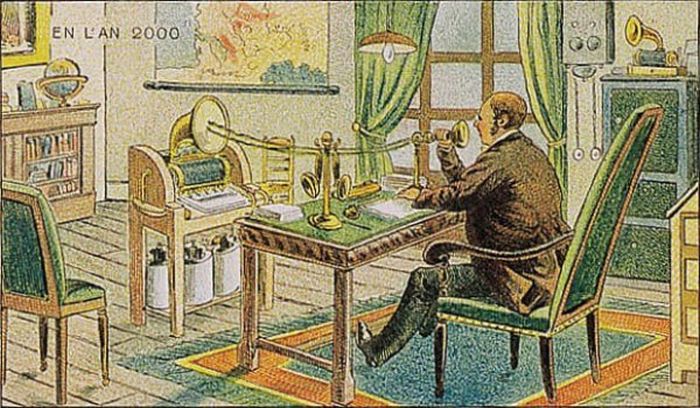 Рисунки 1910 года, отображающие будущее